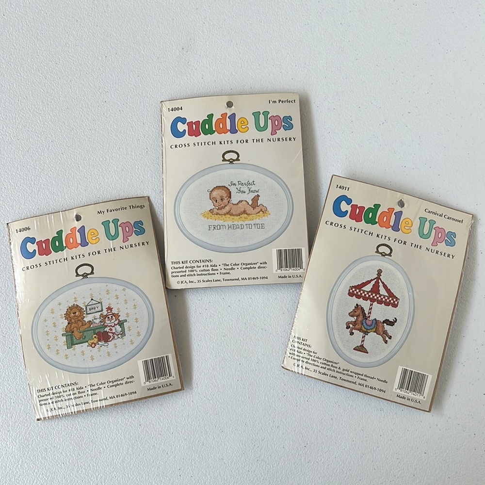 New Cuddle Ups Cross Stitch Kits For Nursery My Favorite Things, I’m Perfect (3)